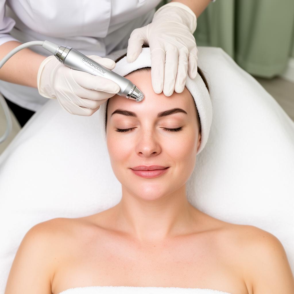 DiamondGlow treatment in progress